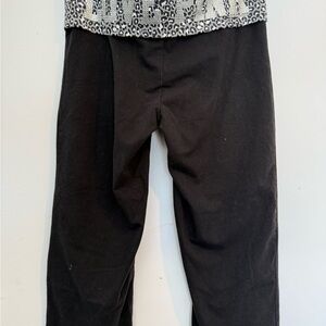 PINK Victoria's Secret Y2K Foldover yoga pants rhinestone waist band Size M